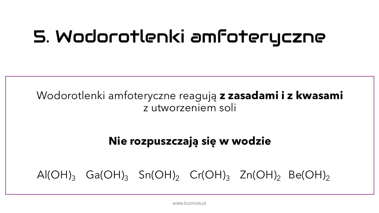 prezentacja liczmole: wodorotlenki - obrazek 4